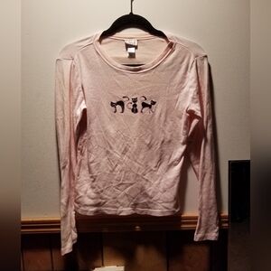 🍭La Senza vintage Y2K pj top cat print top